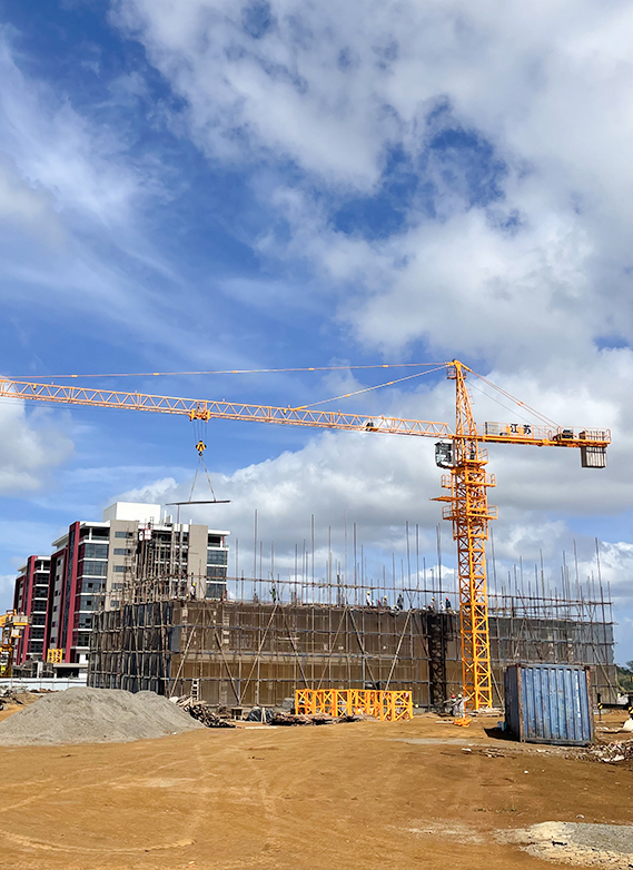 Projekt QTZ50 (5010) Tower Crane i Mauritius